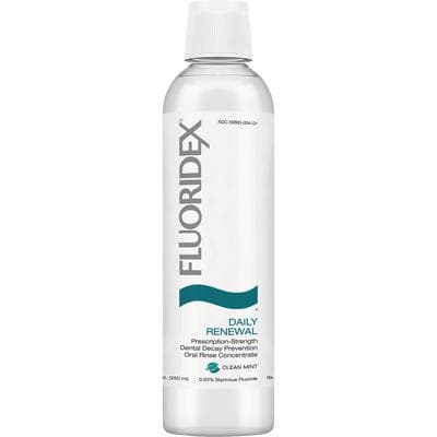 Fluoridex Daily Renewal Oral Rinse, Clean Mint, 0.63% Stannous Fluoride, 8.4 oz Bottle, 6/Case thumbnail 3