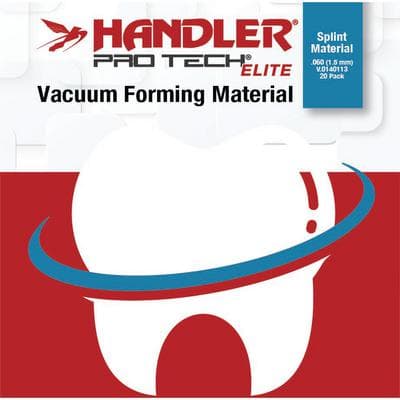 Pro Tech Elite Splint Material, .060 (1.5 mm) Thick, 5x5 Inch Square Sheets, Clear, Pack of 20 thumbnail 2