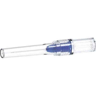 Transcodent Flexible Steel Irrigation Needles, 23 Gauge, 1" (0.6mm), Luer Lock, Blue, 40/Box, 162066 thumbnail 4