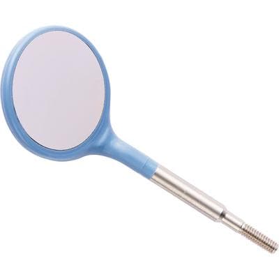 Zirc Crystal HD® #4 Blue Resin Mouth Mirror Screw-On Heads, Cone Socket, 12/Pack, 50Z371B thumbnail 12