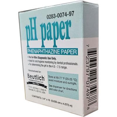 Beutlich pH Paper Roll with Dispenser, Saliva pH 4.5-7.5, 180" Roll, 0283-0074-97 thumbnail 5