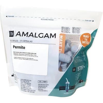 Permite Dispersed Phase Amalgam Capsules, 2 Spill, Regular Set, 600 mg, Purple/Gray, 50/Box, 4002303 thumbnail 19