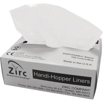 Zirc Dental Handi-Hopper Liners, Clear, 6.5" x 10.5", 100/Box, 20Z410 thumbnail 12