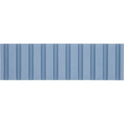 Zirc Dental Blue Instrument Mat, Reversible, 6-3/4" x 2" x 3/8", Holds 10 Hand or 4 Surgical Instruments, Autoclavable, 1/Pk, 20Z464B thumbnail 10