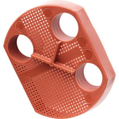Zirc Dispos-A-Screen Evacuation Trap, Coral, 2-5/8" Diameter, 25/Pkg, 51Z050S thumbnail 11