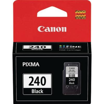 Canon PG-240 Original Inkjet Ink Cartridge, Black, 180 Page Yield, 1/Pkg, CNM PG240 - Canon PG-240 Original Inkjet Ink Cartridge, 1/Pkg - Black Ink, 180 Page Yield - Image 1
