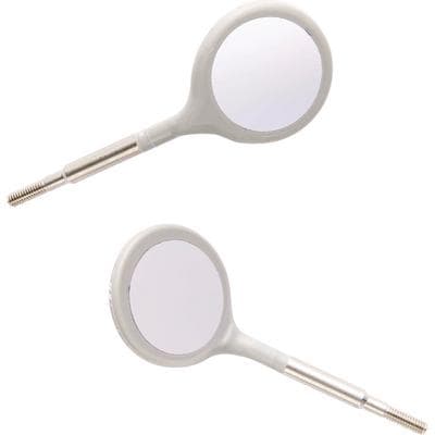 Zirc Crystal HD® Resin Mouth Mirror Double-Sided Heads, #4, Cone Socket, Gray, 4/Pack, 50Z374 thumbnail 12