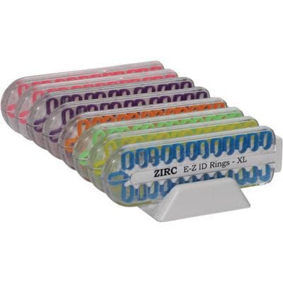 Zirc E-Z ID Instrument Rings, Extra Large, Vibrant Assorted Colors, 200/Pk, 70Z010 thumbnail 7