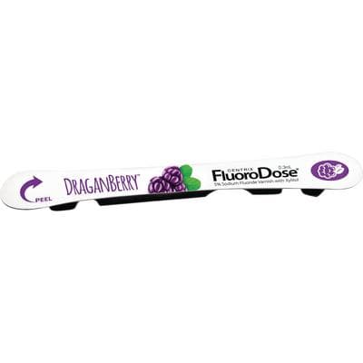 FluoroDose Fluoride Varnish, 5% Sodium Fluoride, DraganBerry Flavor, 0.3 mL Unit Dose with Benda Brush Applicator, 1200/Pkg, 360142 thumbnail 7