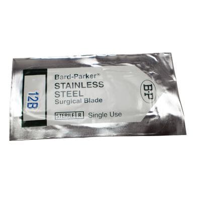 Bard Parker Surgical Blades, Stainless Steel, Sterile, Individually Packaged, Special Surgeon's Blade #12B, 50/Pkg thumbnail 3