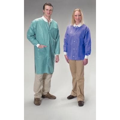 ValuMax Extra-Safe Hip-Length Lab Jacket, Royal Blue, Medium, 10/Pk, 3630RYM thumbnail 7