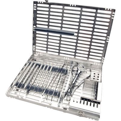 IMS® Signature Series® Large Cassettes, 12 Instrument Capacity, 8" x 1.25" x 11", Blue, 1/Pkg, IM4128 thumbnail 6