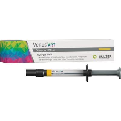 Venus Diamond Flow Flowable Composite, Light-Cure, Syringe Refill, 1.8 g, Shade BXL (Bleach Extra Light), 1/Pk, 66040365 thumbnail 19