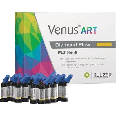 Venus Diamond Flow Flowable Nanohybrid Composite, Shade BXL (Bleach Extra Light), 0.2 g Unidose Tips, 20/Pkg, Refill thumbnail 11