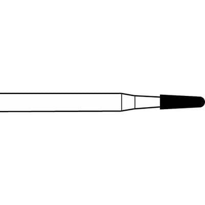 Midwest Once Sterile Operative Carbide Bur, Friction Grip, Round #2 (SS), 1.0 mm Diameter, 25/Pk thumbnail 3