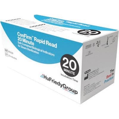 Hu-Friedy ConFirm Rapid Read 20 Minute Biological Indicator System Kit with Reader and 25 Biological Indicators, RR20BUNDLE thumbnail 7