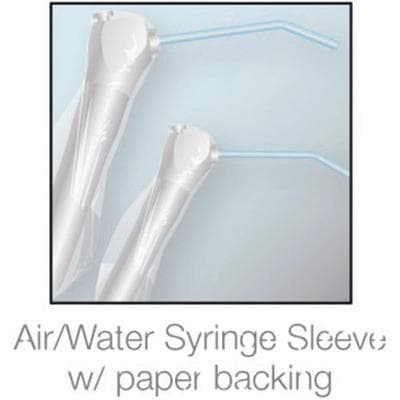 Pac-Dent Air/Water Syringe Sleeve with Pre-Cut Opening, Clear, 2.5" x 10", 500/Box thumbnail 8