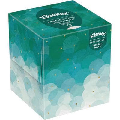 Kleenex Boutique Pop-Up Box Facial Tissues, 95 Tissues per Box, White, 1 Box (KCC21270BX) - Kleenex Boutique Pop-Up Box – 95 Tissues/Box - 1/Pkg - Image 1