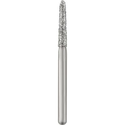 Patterson® Disposable Diamonds – FG, Medium Grit, Blue Ring, Curettage Bevel End, 1.6 mm Diameter, 8.0 mm Length, 25/Pkg, #878K-016M - Patterson® Disposable Diamonds – FG, Medium, Blue, Curettage Bevel End, 25/Pkg - # 878K-016M, 1.6 mm Diameter, 8.0 mm Length - Image 1
