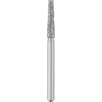 Patterson® Disposable Diamonds – FG, Medium, Blue, Cone Flat End, 25/Pkg - # 847-018M, 1.8 mm Diameter, 8.0 mm Length - Patterson® Disposable Diamonds – FG, Medium, Blue, Cone Flat End, 25/Pkg - # 847-018M, 1.8 mm Diameter, 8.0 mm Length - Image 1