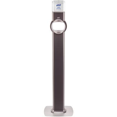 Purell FS8 Touch-Free Floor Stand Dispenser, Graphite, for 1200 ml ES8 Refills, 1/Pkg - Purell® FS8 Touch-Free Floor Stand Dispenser - Graphite - Image 1