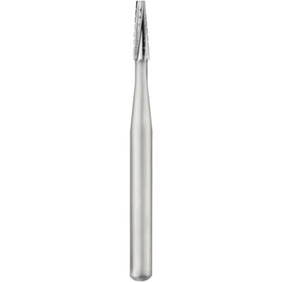 SS White 701 Carbide Bur, Sterile, Friction Grip, Tapered Fissure Flat End Plain, 25/Roll thumbnail 6