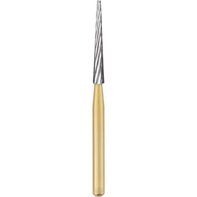 SS White 7204 Trimming and Finishing Carbide Bur, FG, Tapered Fissure, Flat End, 12 Blade, Sterile, 25/Roll thumbnail 5