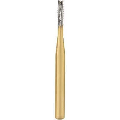 SS White Great White Gold Series Carbide Bur, FG Straight Fissure, #557, Sterile, 25/Roll thumbnail 5
