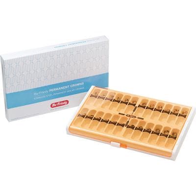Hu-Friedy Permanent Molar Stainless Steel Crown Introductory Kit, 24 Crowns (1 Each Size), SSC-PKIT thumbnail 6