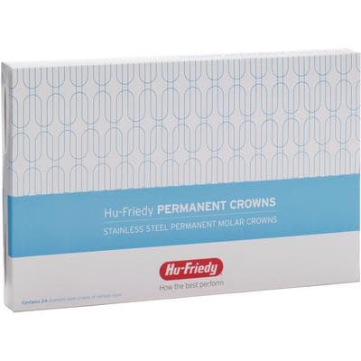 Hu-Friedy Permanent Molar Stainless Steel Crown Introductory Kit, 24 Crowns (1 Each Size), SSC-PKIT thumbnail 7