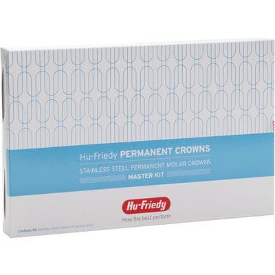 Hu-Friedy Permanent Molar Stainless Steel Crown Master Kit, 96 Crowns (4 Each Size, Upper/Lower Left/Right #2-#7) thumbnail 7