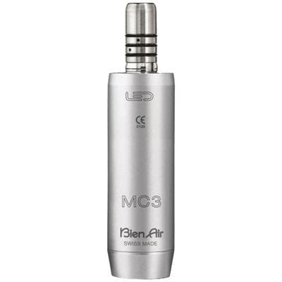 Bien Air MC3 LK Brush Micromotor with Light and Internal Spray, E-Type Connection, 24 VDC, 40,000 rpm, 1/Pkg - MC3 LK Brush Micromotor With Light and Internal Spray - MC3 LK Brush micromotor With Light and Internal Spray - Image 1