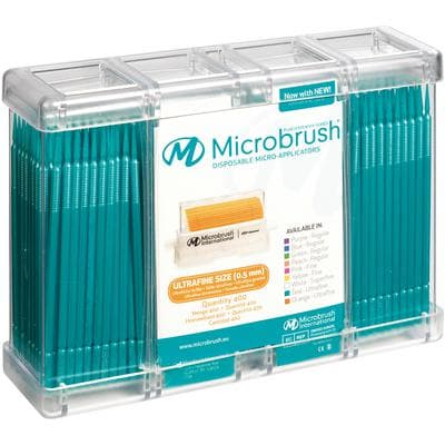 Microbrush Plus Micro-Applicator Dispenser Refills, Ultra Fine (0.5 mm), Teal, 400/Pk, PU400TE thumbnail 13