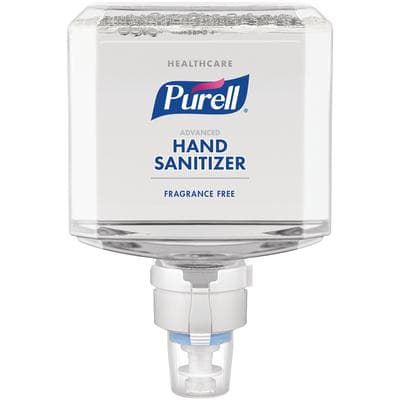 Purell Healthcare Advanced Hand Sanitizer Gentle & Free Foam Refill, 1200 ml, Clear, Unscented, 1/Pk, for ES4 Dispenser thumbnail 2