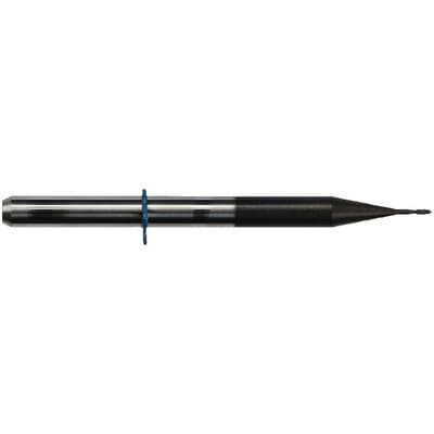 VHF Zirconia Double Tooth Radius Cutter, Diamond Coated, 0.6mm Diameter, 35mm Length, ID #1028 thumbnail 4