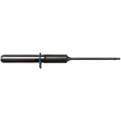 VHF Double Tooth Radius Cutter, Diamond Coated, 1.0 mm Diameter, 35 mm Length, for Zirconia Milling, ID #1029 thumbnail 2