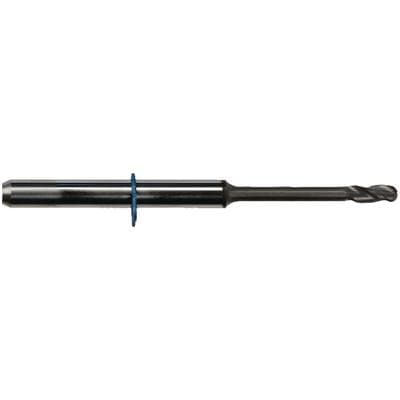 VHF Triple Tooth Radius Cutter, Diamond Coated, 2.0 mm Diameter, 35 mm Length, ID #1030, 1/Pkg thumbnail 2