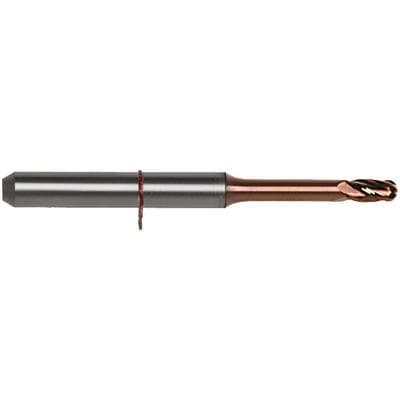 VHF Four-Tooth Radius Cutter, Coated, 2.0 mm Diameter, 32 mm Length, M200-R4-32, ID #1044, 1 Each thumbnail 2