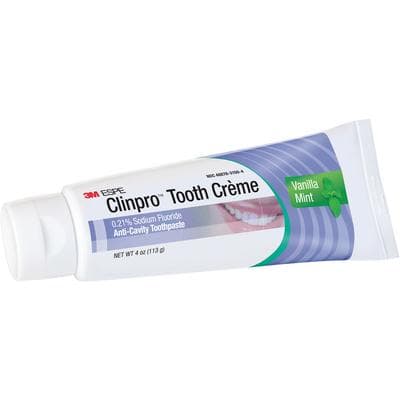 3M Clinpro Tooth Crème 0.21% Sodium Fluoride Anti-Cavity Toothpaste, Vanilla Mint, 4 oz Tube, 12117 thumbnail 11