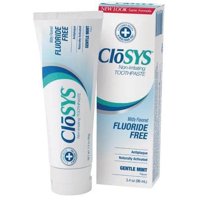 CloSYS® Toothpaste, Fluoride Free, Clean Mint, 3.4 oz Tube thumbnail 2