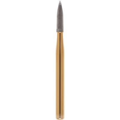 Midwest® Fine Finish Trimming and Finishing Carbide Bur, FG, Needle 30-Blade, #9903, 1.2 mm Head Diameter, 3.8 mm Head Length, 10/Pkg, 389597 thumbnail 4