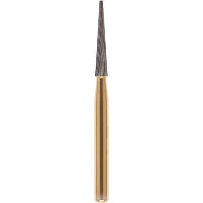 Midwest Fine Finish Trimming and Finishing Carbide Bur, FG, Taper T-Series, #9714 T-3, 18-Blade, 1.4 mm Head Diameter, 7.6 mm Head Length, 10/Pkg thumbnail 3