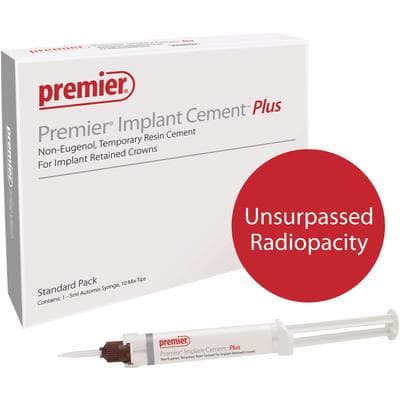 Premier Implant Cement Plus, White, Standard Pack, 5 ml Automix Syringe with 10 Tips, #3001551 thumbnail 15