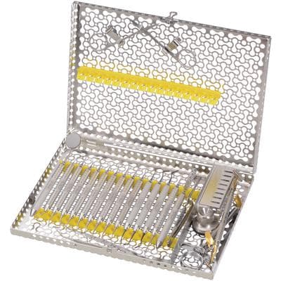 IMS Infinity Series 12-Instrument Cassette, 11" x 1.25" x 8", Blue, IMN4128 thumbnail 6