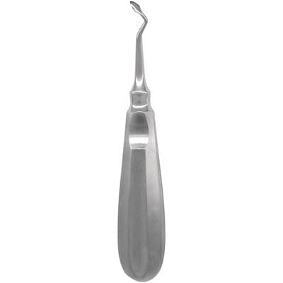A. Titan Instruments Spade Tip Bone Preservation Elevator, #60L, Left Molar, 4 mm Tip, Single End, Stainless Steel, 1/Pkg thumbnail 5