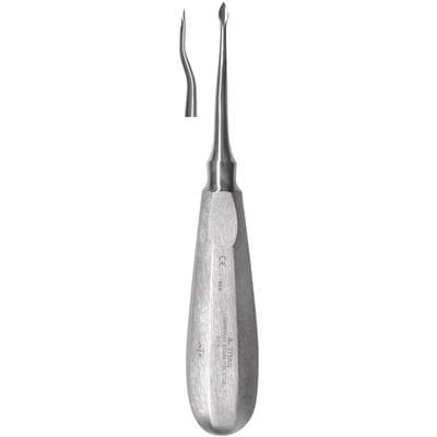 A. Titan Instruments #60U Spade Tip Bone Preservation Elevator, Back Action, 4 mm Tip, Single End, 1/Pk thumbnail 7