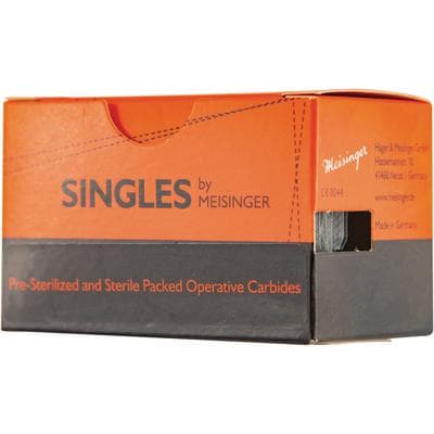 Meisinger FG Sterile-Packed Carbide Bur #1556, Cylinder Round End, 0.9 mm Head, 25/Pack, HM31R-009-FG thumbnail 5