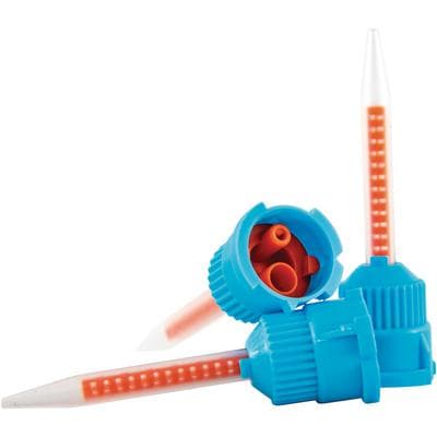 Defend T-Mix Mixing Tips, Crown & Bridge, 10:1/4:1, Blue/Orange, Short, 25/Pk, VP8108T thumbnail 11