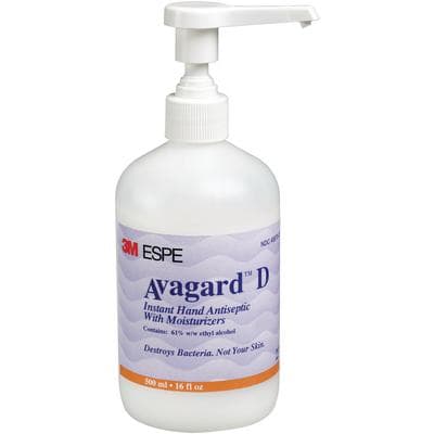3M Avagard D Instant Hand Antiseptic with Moisturizers, 61% Ethyl Alcohol, Fragrance Free, 16 oz (500 mL) Pump Bottle, 9222 thumbnail 12