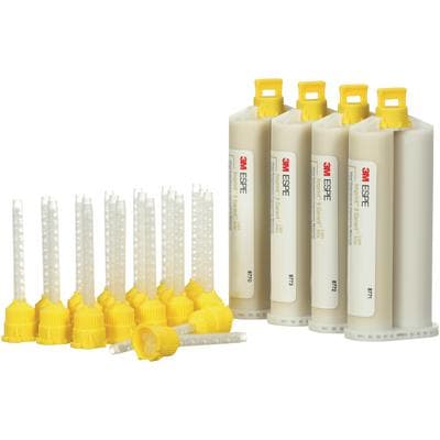 3M Imprint II Garant Light Body VPS Impression Material Refill, 4 x 50 mL Cartridges + 20 Mixing Tips, Yellow, #9378 thumbnail 18